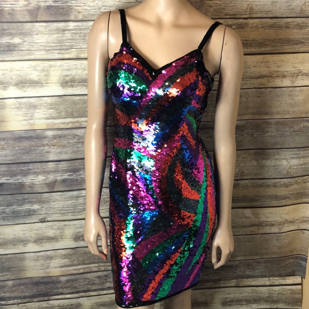ShoMax Originals multicolor prom dress size S (6)